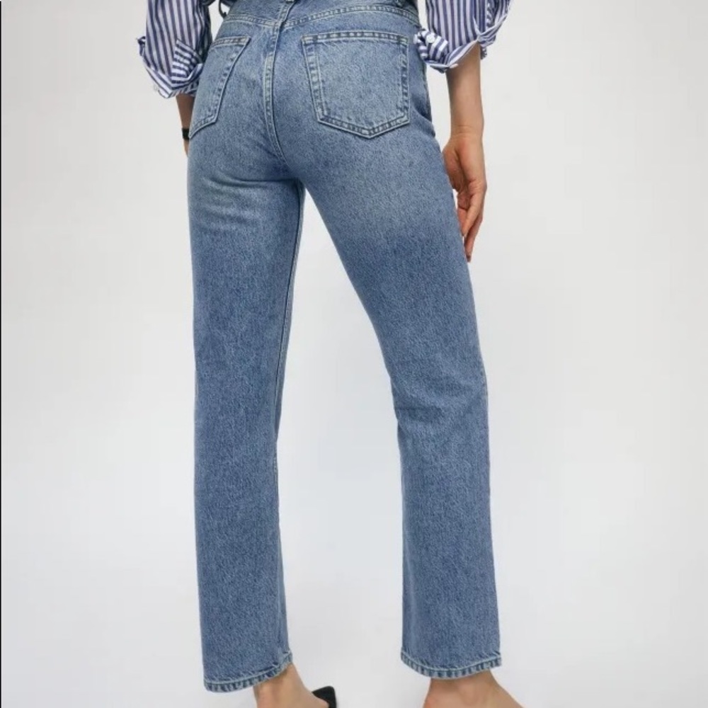 Reformation Cynthia High Rise Straight Cropped Jeans Size 27.